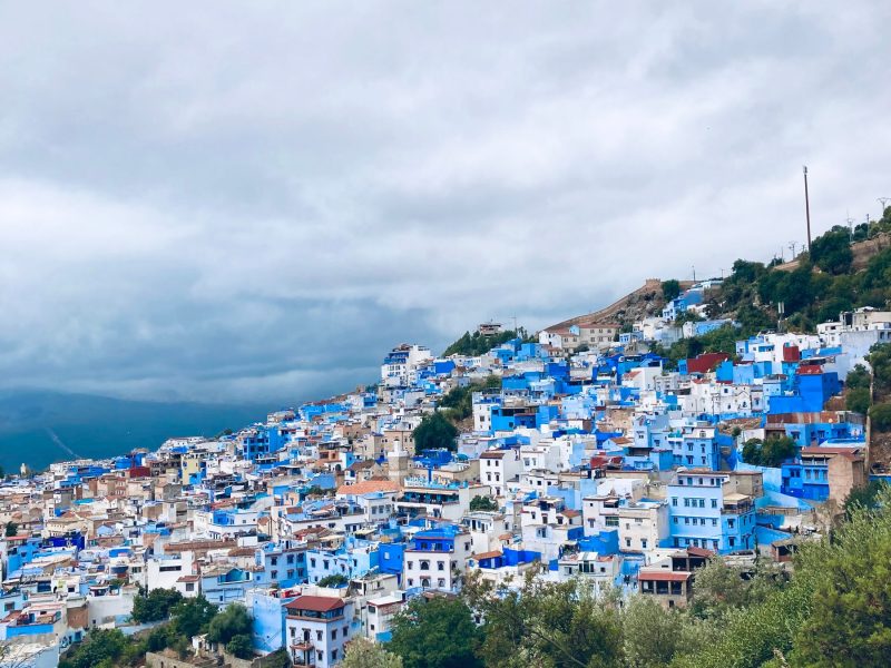 Blue-washed houses of Chefchaouen in the Rif mountains